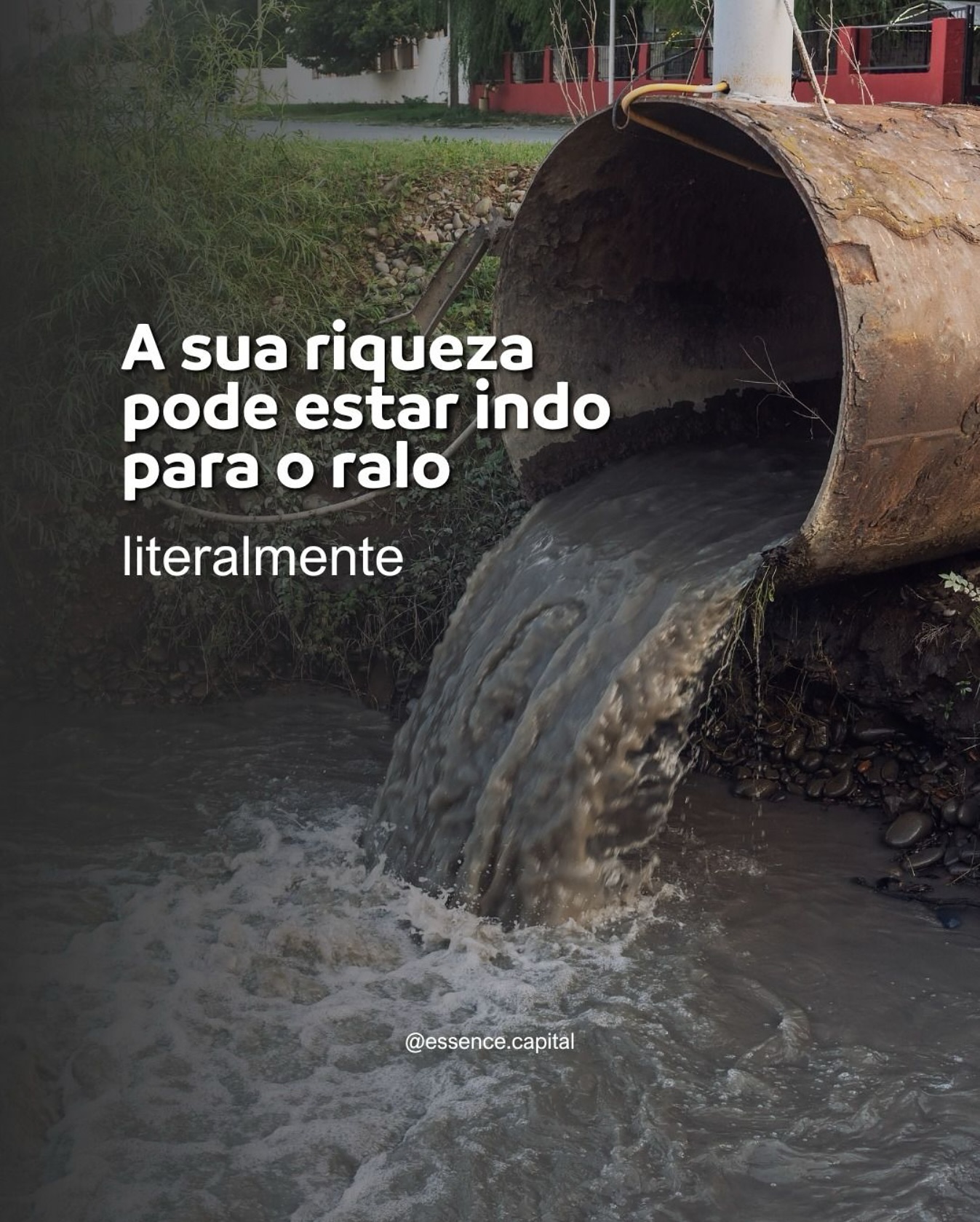 A sua riqueza pode estar indo para o ralo